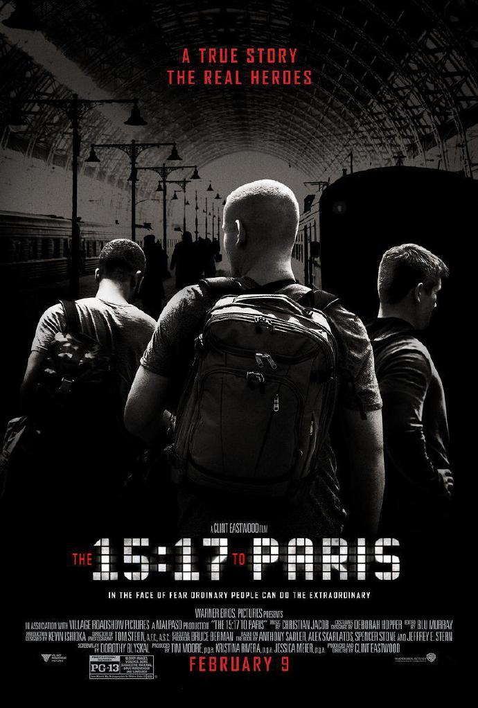 《15點17分，啟程巴黎》1080P英語無字幕(2018)